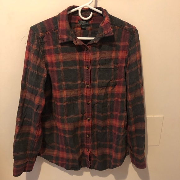 Roots red and grey classic Canadian plaid 100% cotton - Picture 2 of 7